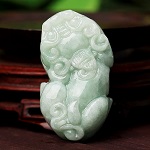 Jadeite-lookalike Pixiu Pendant