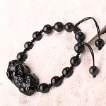 Diameter-8mm Obsidian Pixiu Bracelet