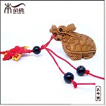 桃木龙龟中国节手机链