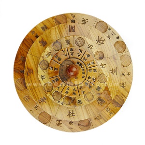 Mahogany Magical Compass